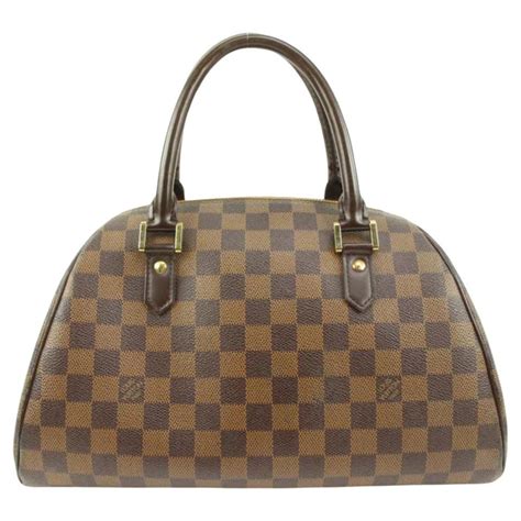 louis vuitton discontinued damier ebene ribera mm dome satchel 30l26a|Louis Vuitton bloomsbury bag.